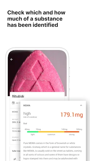 KnowDrugs Drug Checking screenshot 2