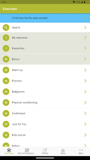 The Football Trainer screenshot 1