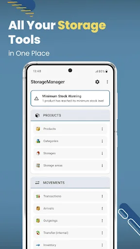 Storage Manager: Stock Tracker