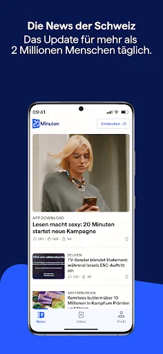 20 Minuten - Nachrichten screenshot 3