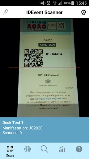 IDEvent Scanner