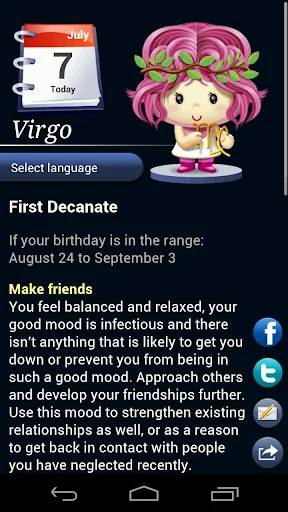 Horoscope HD screenshot 2
