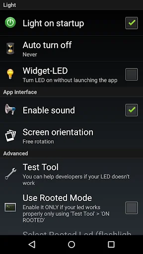 Flashlight HD LED screenshot 2