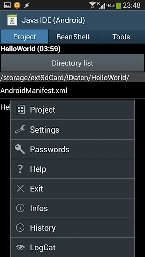 JavaIDEdroid