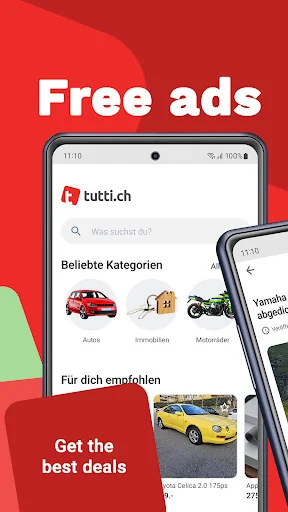 tutti.ch: local classifieds screenshot 1
