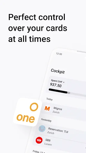 one – control over your cards screenshot 1