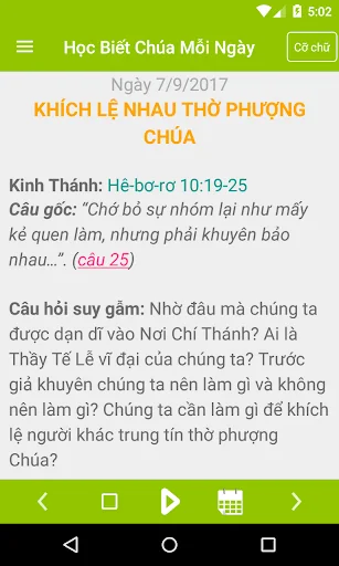 Bài Học Kinh Thánh Hằng Ngày