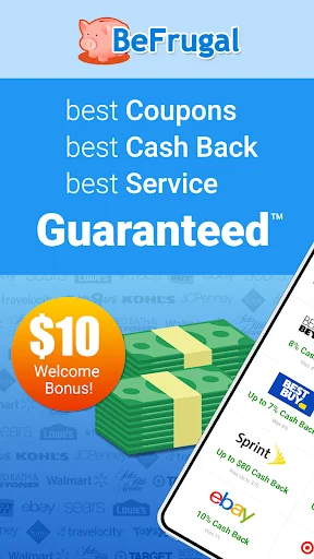 BeFrugal: Cash Back & Deals screenshot 1