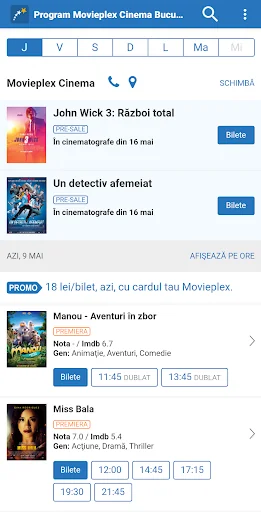 Cinemagia, program TV, cinema screenshot 4