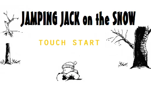 Jumping Jack on the snow