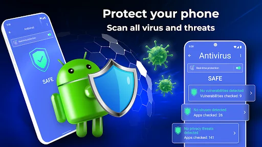 Antivirus - Cleaner + VPN screenshot 1