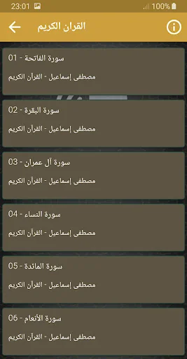 مصطفى اسماعيل القران الكريم screenshot 2