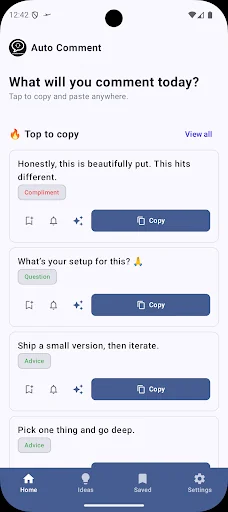 Auto Comment • AI Comments screenshot 1