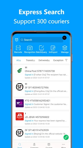 PackageTracker - Fast Tracking