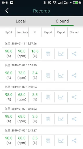 CareMeOximeter screenshot 4