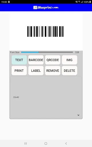 BLUEPRINT LABEL