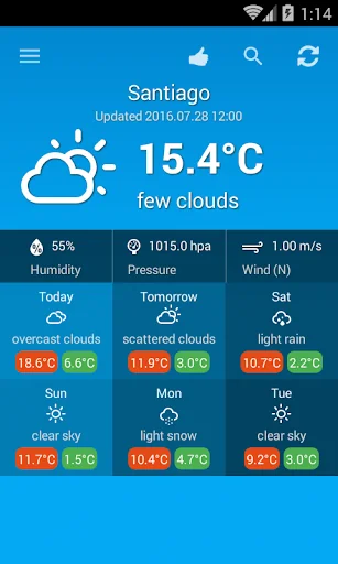 Weather Chile