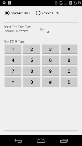 DTMF Generate Capture
