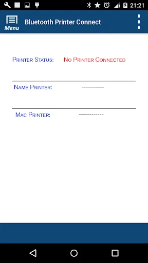 Printer Bluetooth Connect