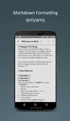 Writer Plus (Write On the Go) screenshot 2
