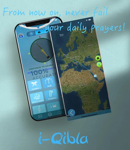 Qibla Direction Compass القبلة screenshot 1