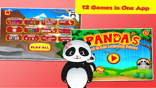 Panda Second Grade Games