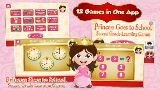 Princess Second Grade Games