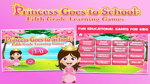 Princess Fifth Grade Games