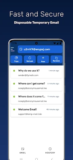 Temp Mail - Temporary Email AI screenshot 1