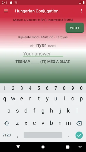 Hungarian Conjugation