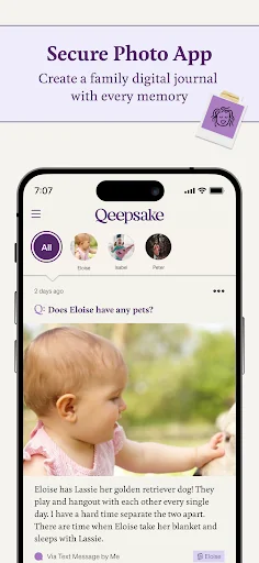 Qeepsake: Family Photo Album screenshot 3