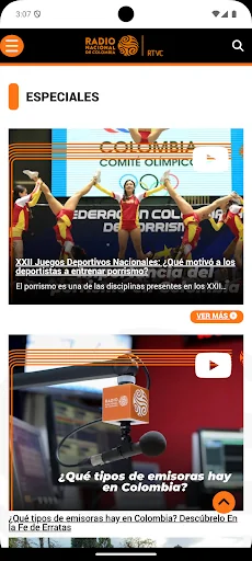 Radio Nacional de Colombia screenshot 2