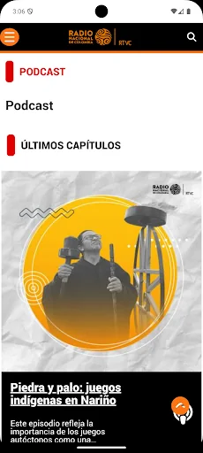 Radio Nacional de Colombia screenshot 3