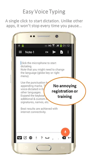 Speechnotes - Speech To Text screenshot 1