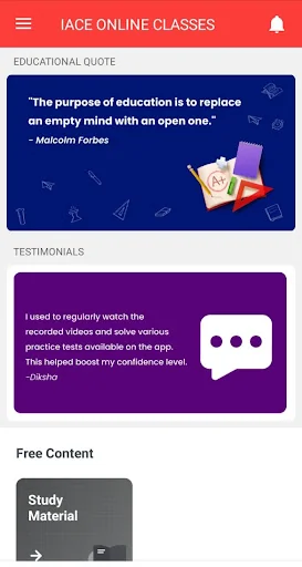 IACE ONLINE CLASSES screenshot 2