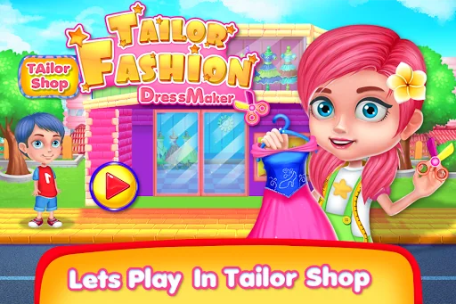Tailor Fashion Dressmaker Girl