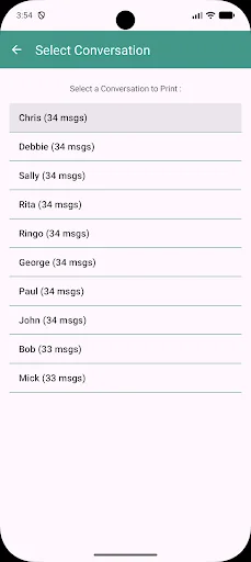 Print Text Messages