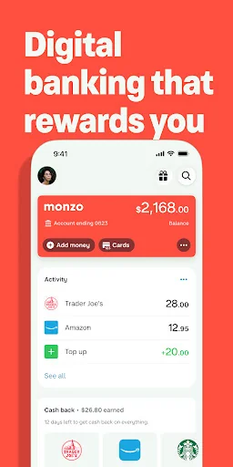 Monzo - Mobile Banking screenshot 1