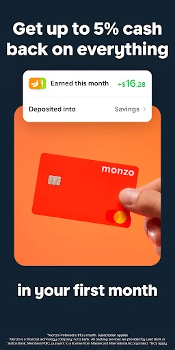 Monzo - Mobile Banking screenshot 2