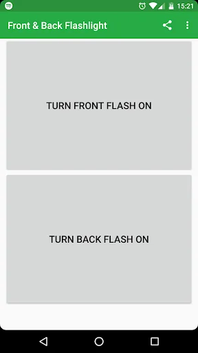Front and Back Flashlight
