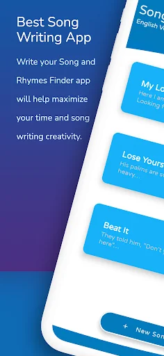 Write Your Song, Rhymes Finder