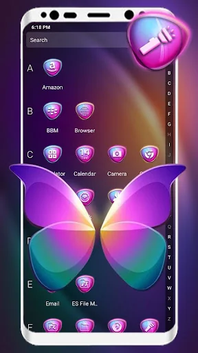 Colorful Butterfly Theme