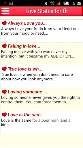 Love SMS in English Offline screenshot 4