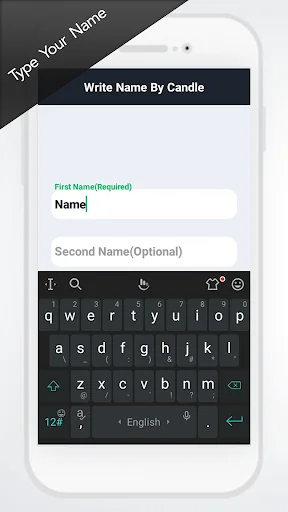 Write Name By Candle, Art Name screenshot 3