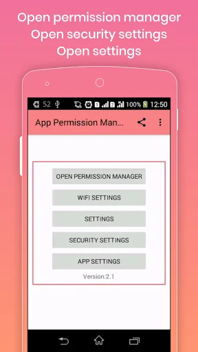 App permission manager