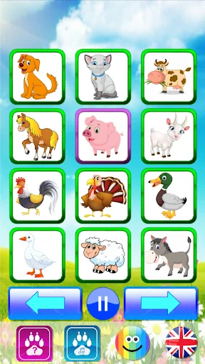 Animal sounds - Kids learn screenshot 1