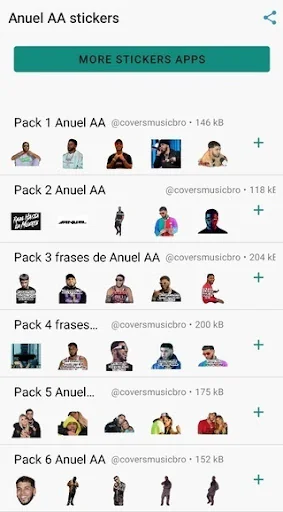 Stickers de Anuel AA