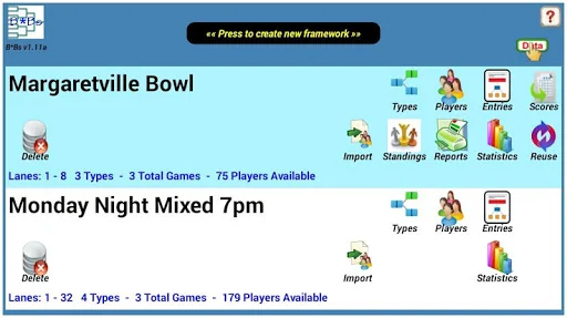 Bowling Brackets / Sidepots