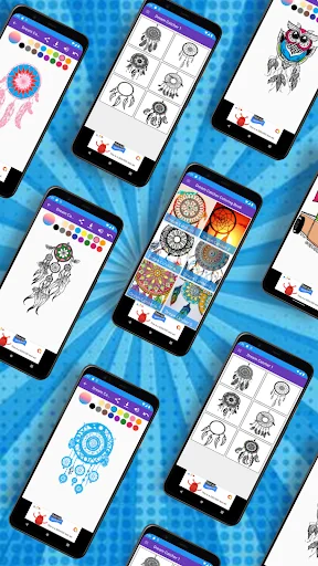 Dream Catcher Coloring Book