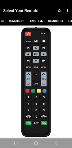 Videocon TV Remote